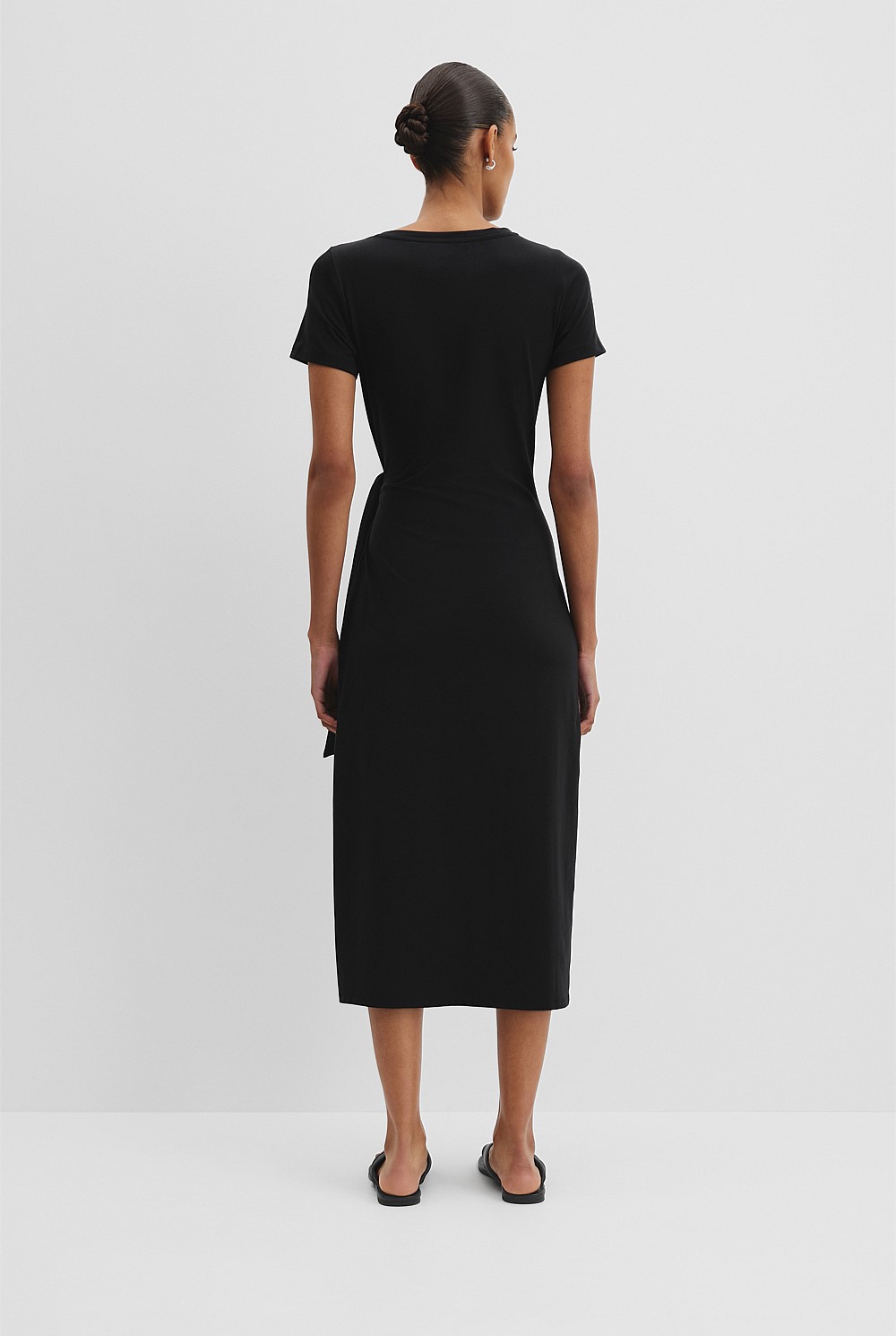 black tie side dress Diva Black Tie Side Mini Dress - US 10 main image 1
