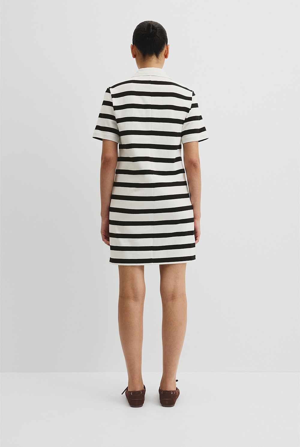 black and white striped t shirt dress Tall T-Shirt Maxi Dress main image 0