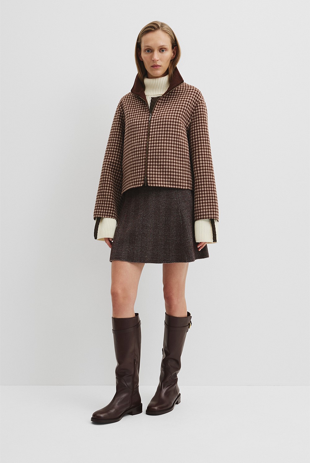 Redwood Check Zip Through Check Jacket - Jackets & Coats | Country