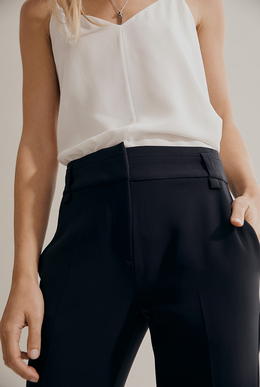 Ink Cropped Cigarette Pant - Pants