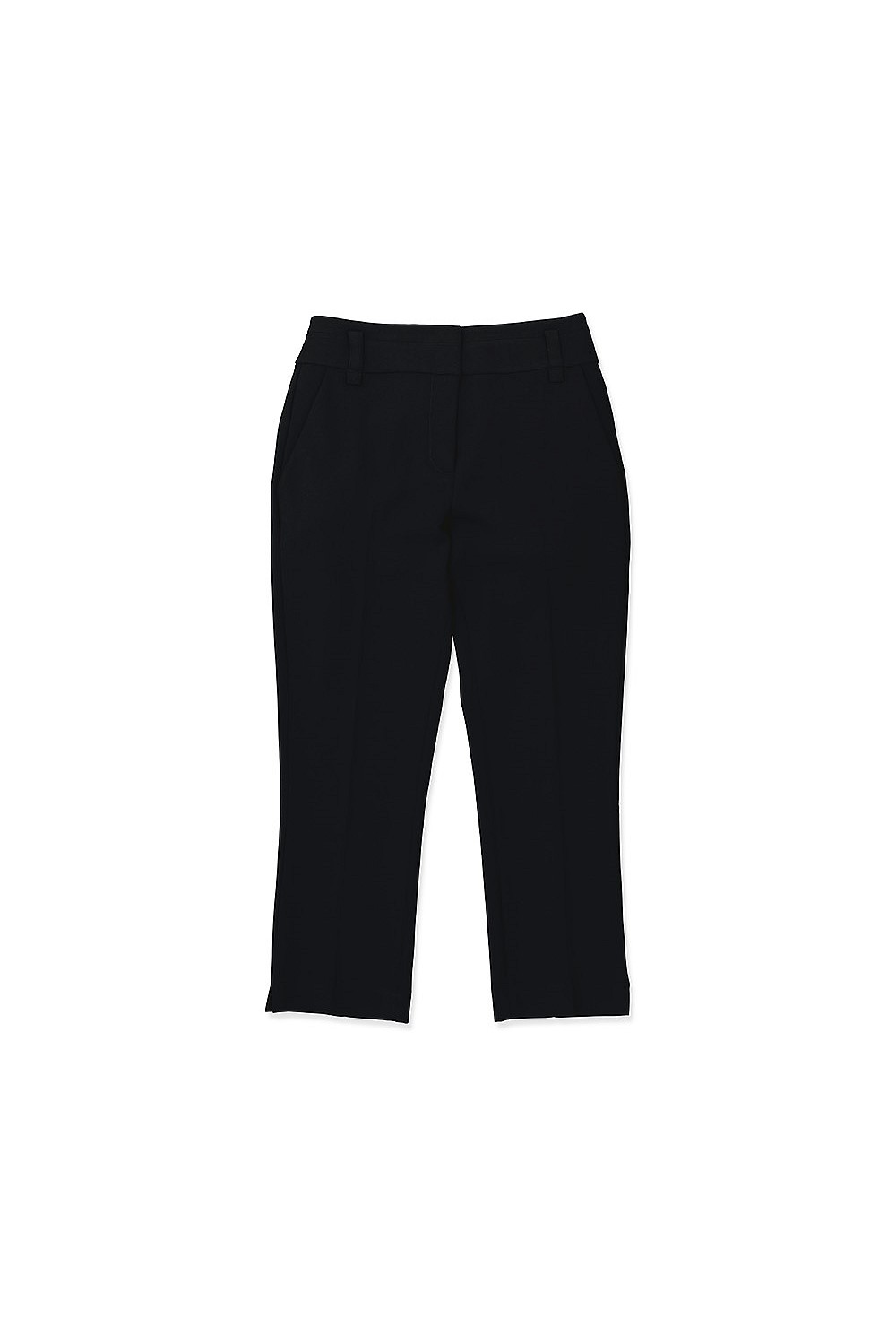 Black Cropped Cigarette Pant - Pants