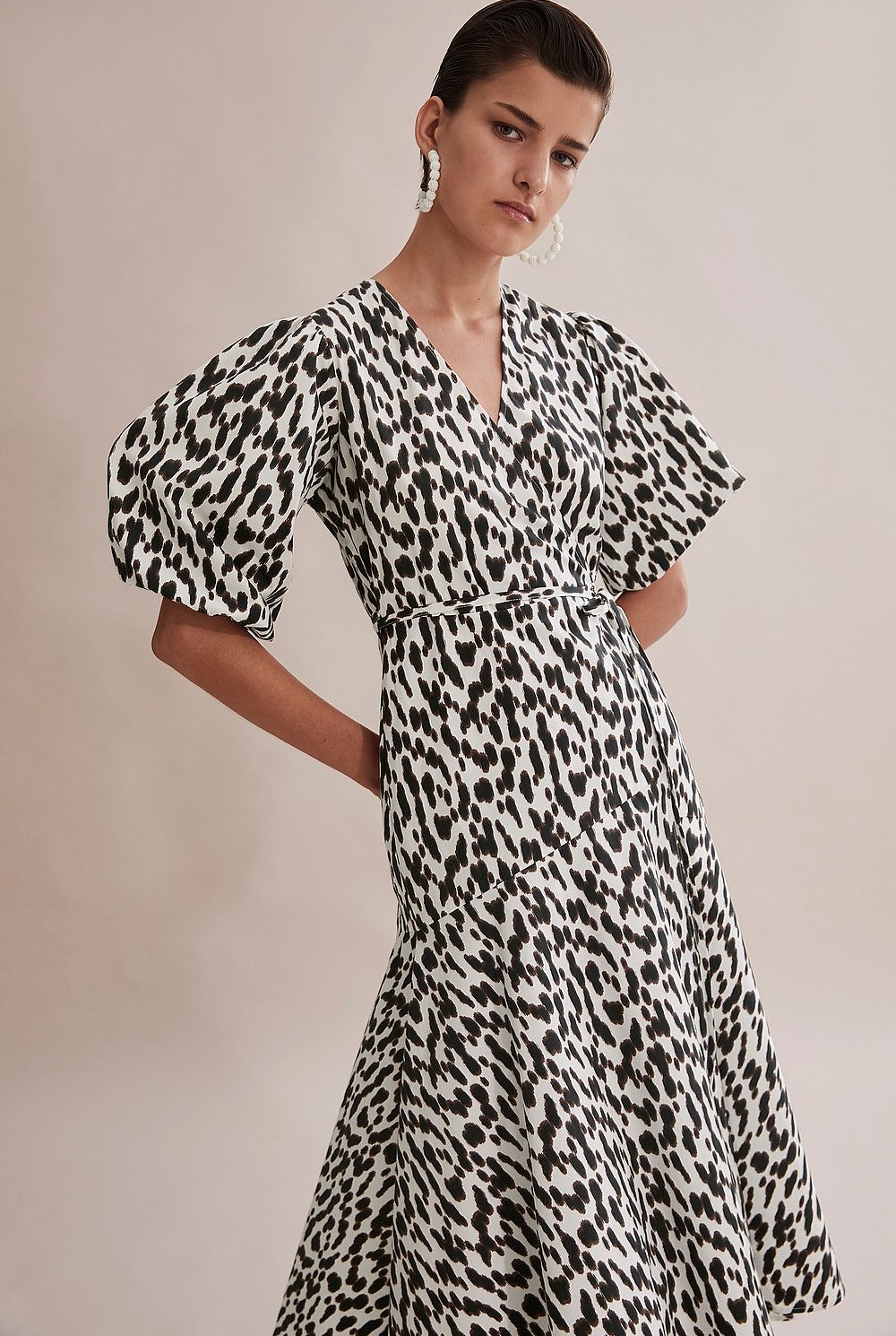 floral midi dress for women Garden Tea Party Floral Midi Dress L / sage