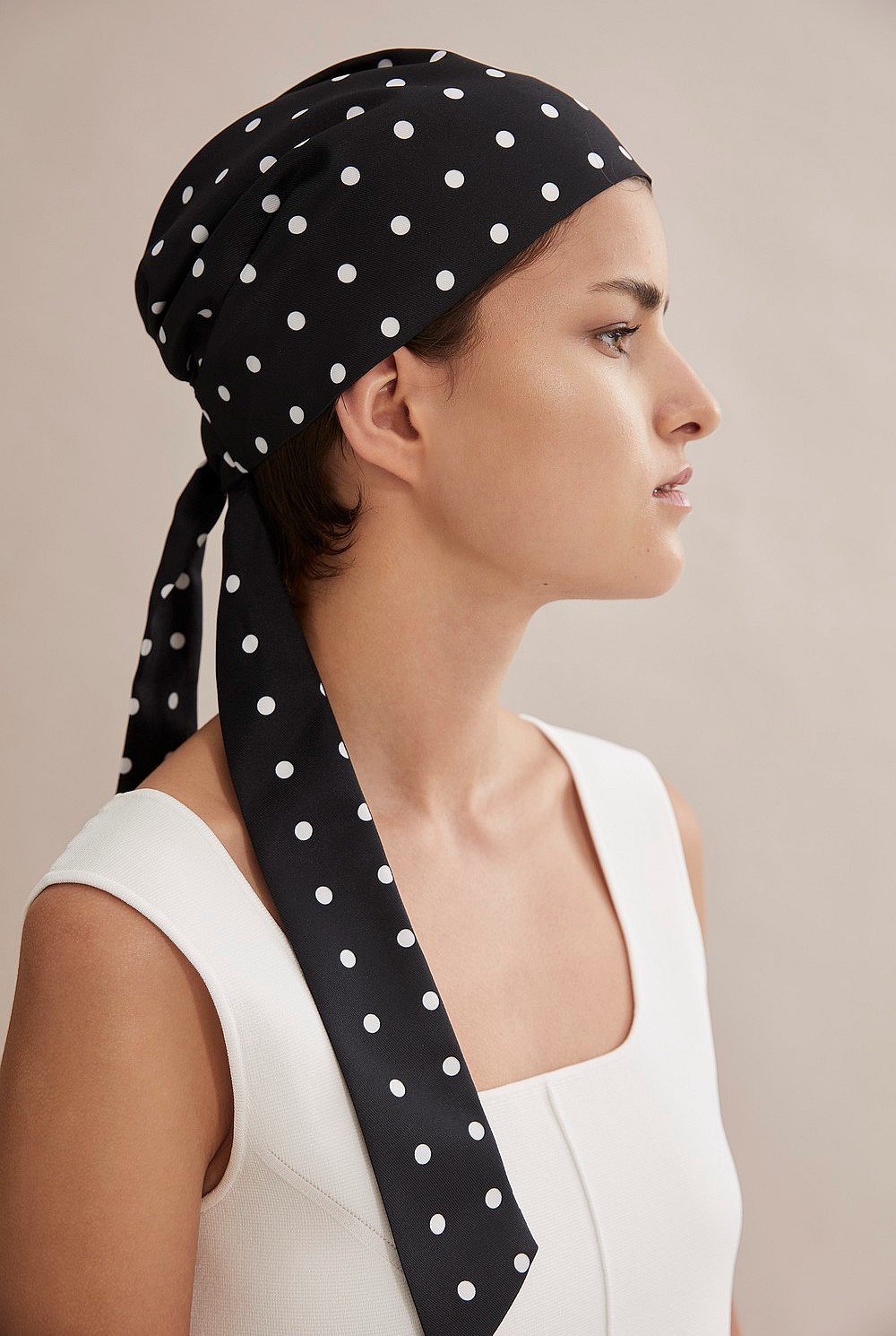 Black Spot Head Wrap - Hats, Scarves & Gloves | Country Road