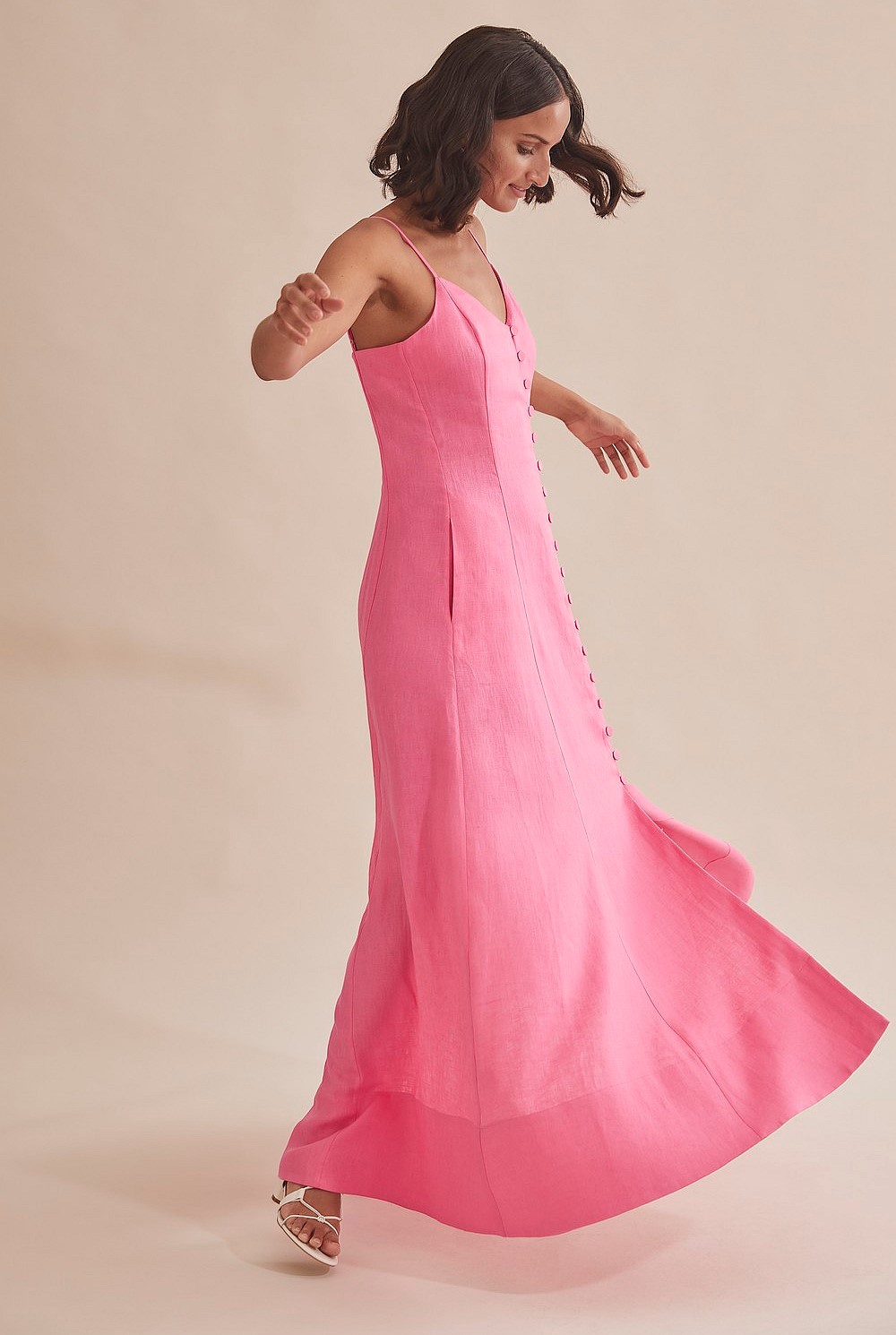 Candy Pink Maxi Slip Dress - Dresses | Country Road Candy Pink Maxi Slip Dress - Dresses | Country Road