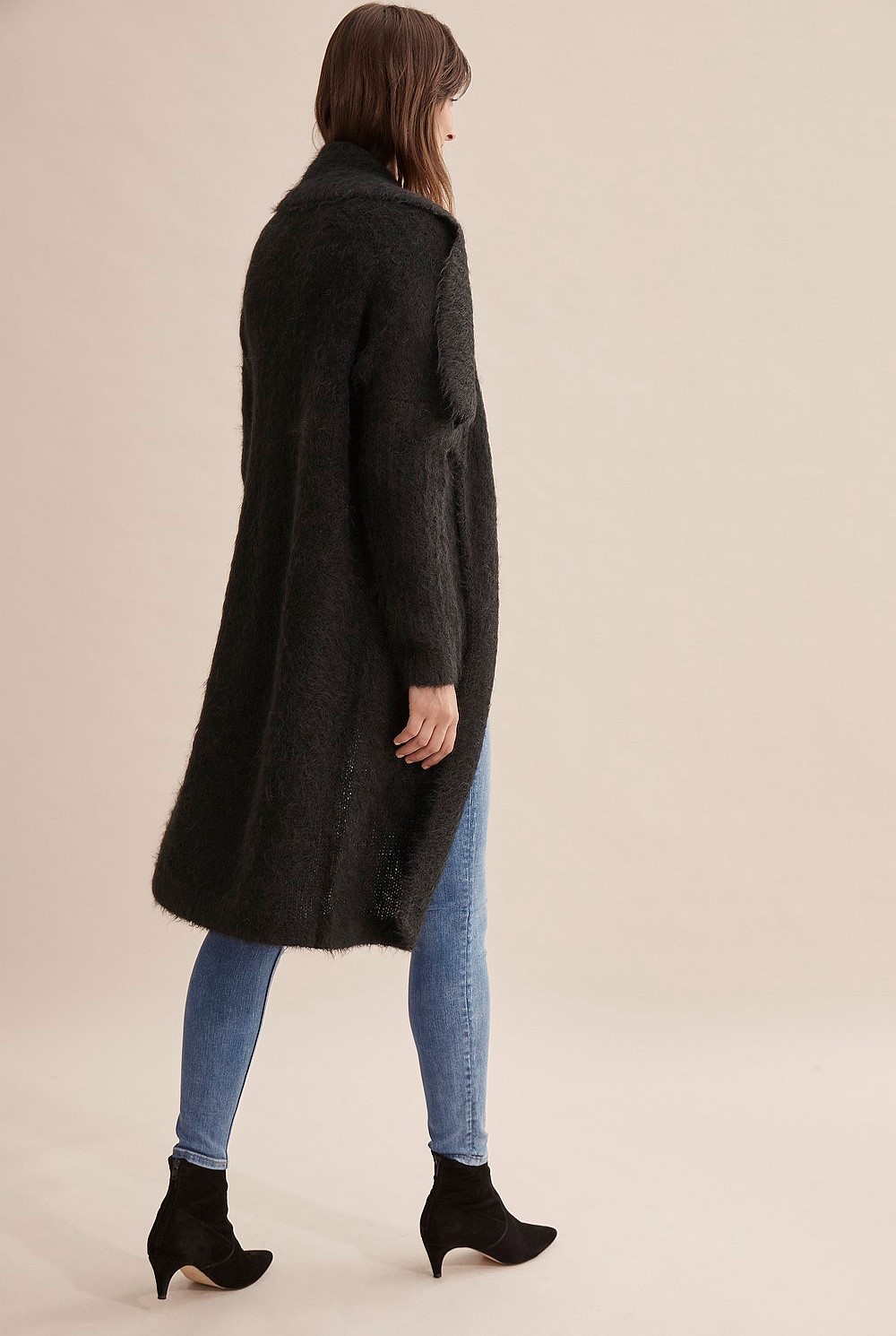 Katie／FLUFFY long cardigan Fluffy Longline Cardigan | Catherines