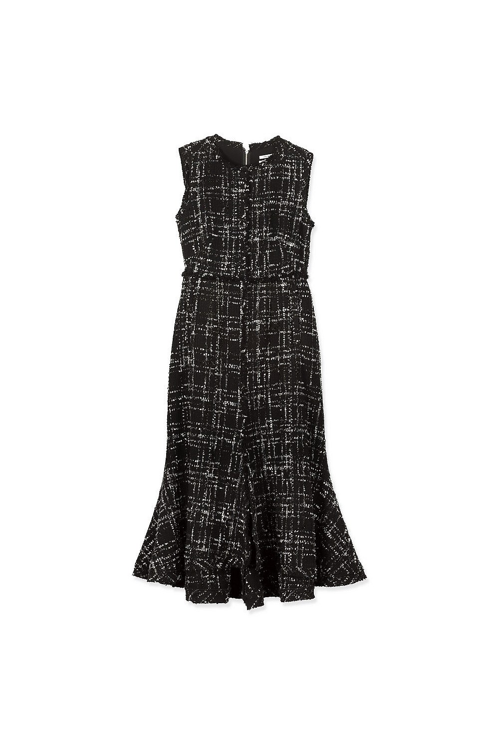 Black Tweed Midi Dress - Dresses | Country Road