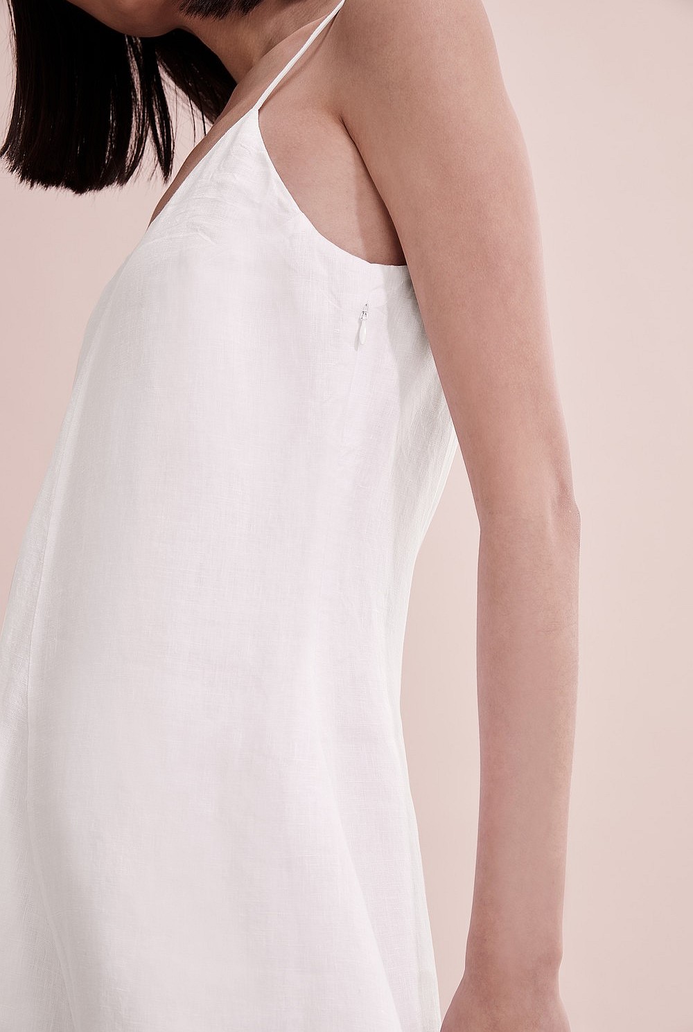 White Linen Midi Dress - Natural Fibres | Country Road White Linen Midi Dress - Natural Fibres | Country Road