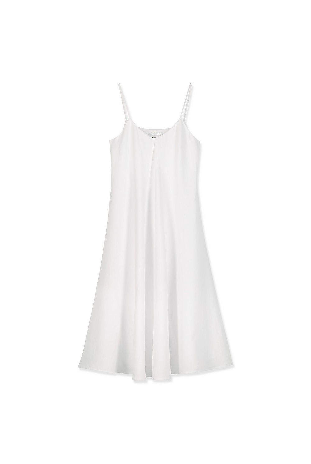 White Linen Midi Dress - Natural Fibres | Country Road