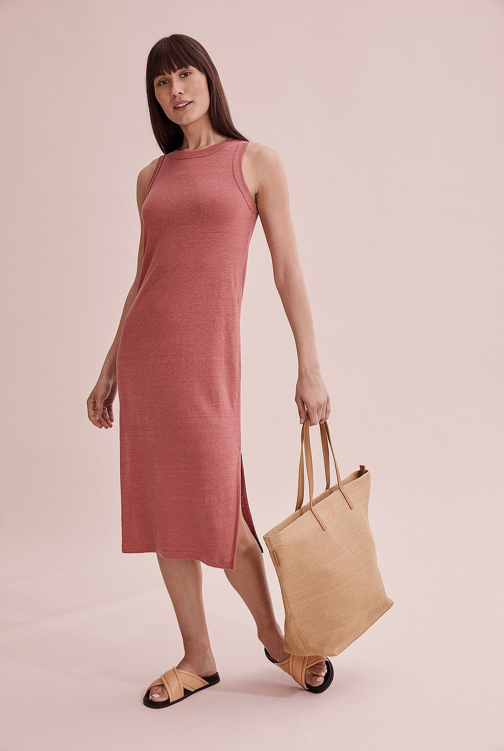 chinese dress ladies Poplinen Sophie Tank Jersey Dress main image 0