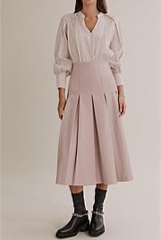 Country road white pleated skirt best sale