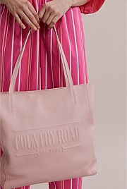 Country road heritage leather shopper sale