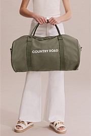 Country road zip canvas logo tote best sale