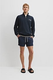 Navy Recycled Blend CR Logo Swim Short Shorts Country Road