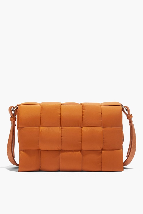Tangerine Woven Detail Crossbody Bag - Bags | Country Road