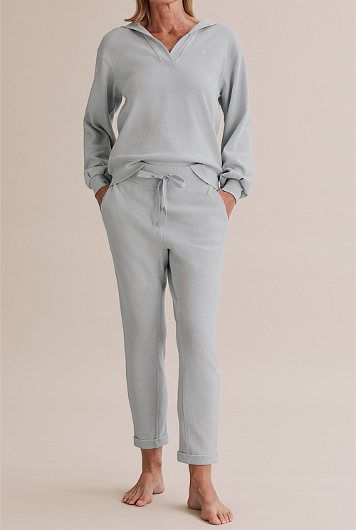 Mist Waffle Lounge Pant Sleepwear Country Road