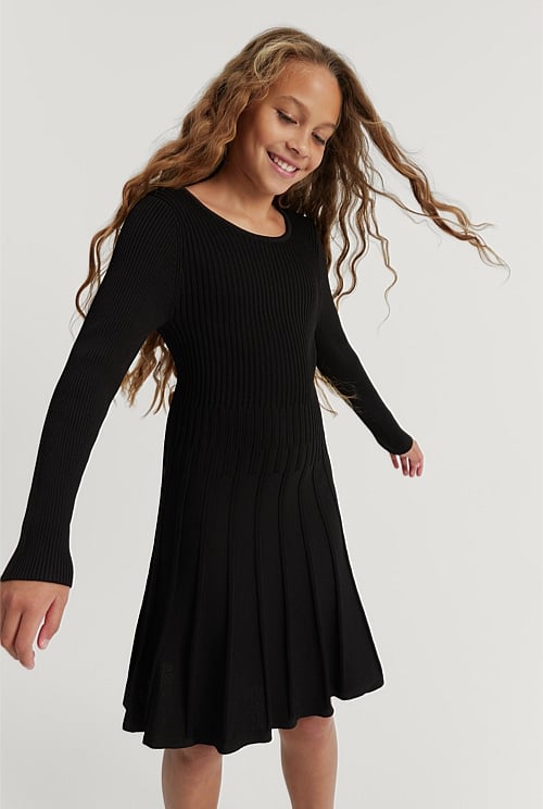 Teen Rib Knit Dress Dresses Country Road