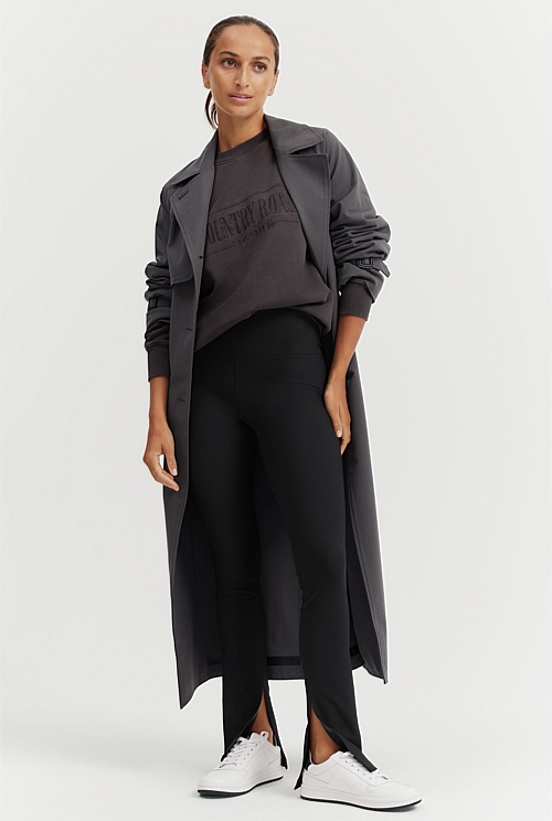 Charcoal Verified Australian Cotton Heritage Sweat - Sweats 