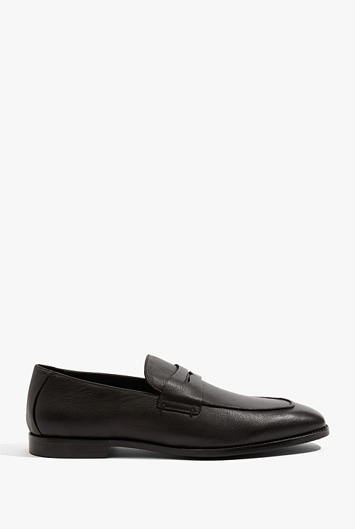 Black Classic Loafer Casual Shoes Country Road