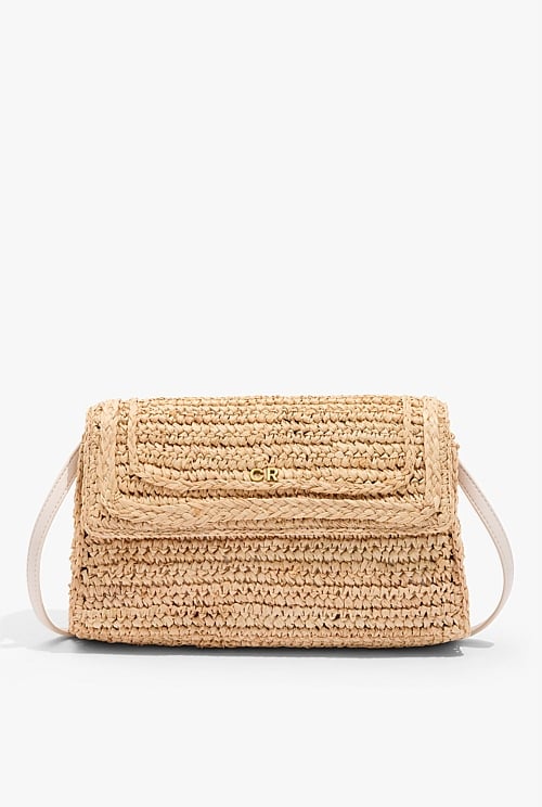 crossbody raffia bag