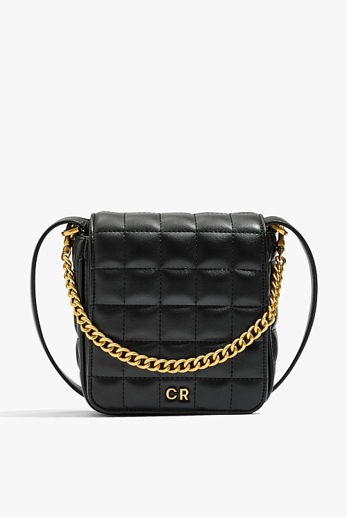 Black hotsell quilted crossbody