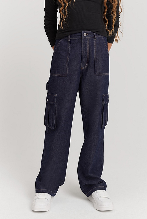 Teen Utility Pocket Jean - Pants