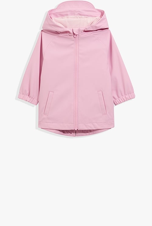 Baby pink rain jacket on sale