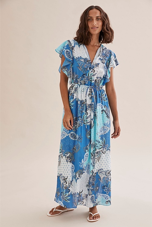 Country road spot 2024 print maxi dress