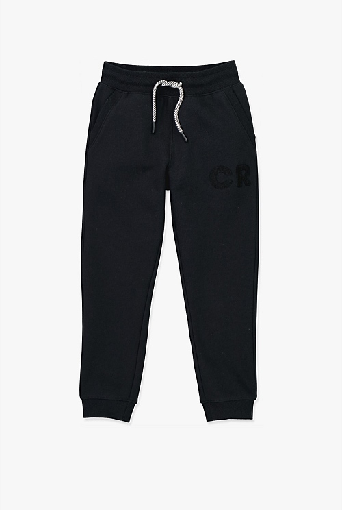 Country Road Soft Touch Track Pant In Black