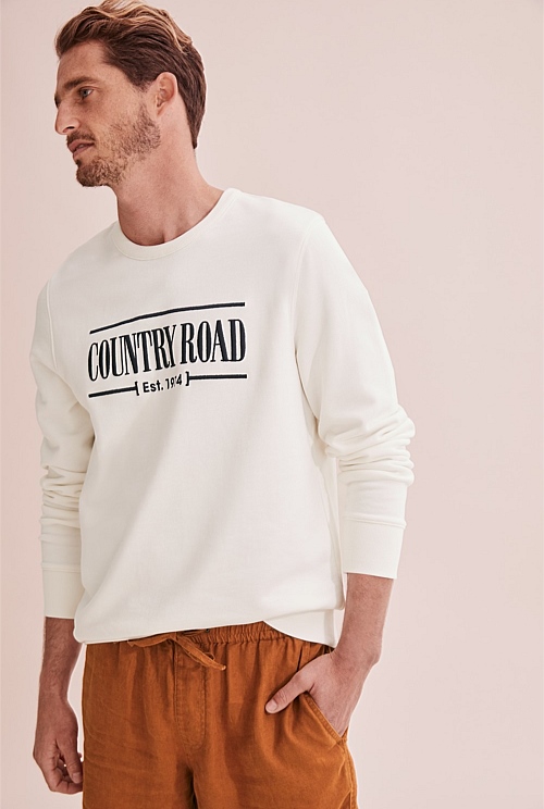 White country road sweat sale