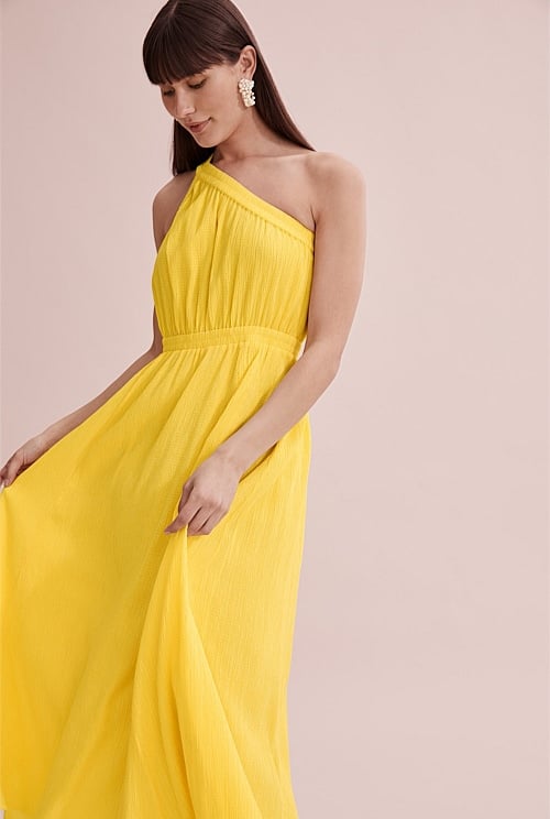 Butter One Shoulder Dress Dresses Country Road