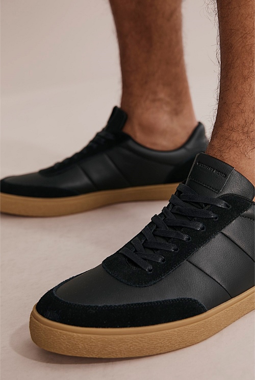 Black Gum Sole Sneaker Casual Shoes Country Road