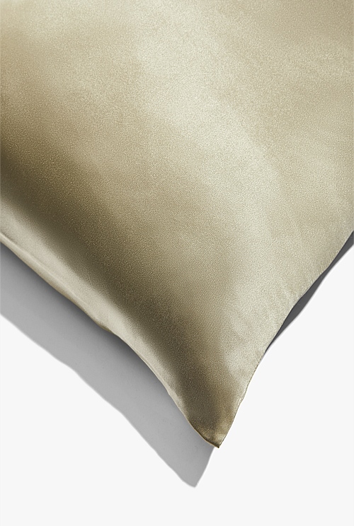 Olive Silk Pillowcase Pillowcases Country Road