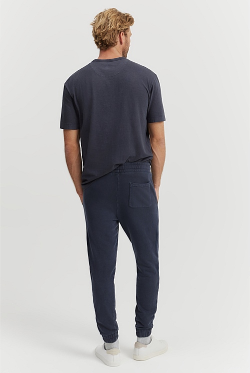 Navy Relaxed Fit Vintage Wash Sweat Pant - Sweats | Country Road