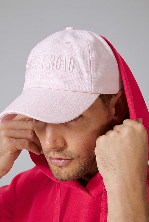 Pale Pink Unisex Logo Cap Hats Scarves Gloves Country Road