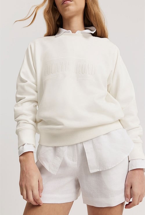 Country road heritage online sweat white