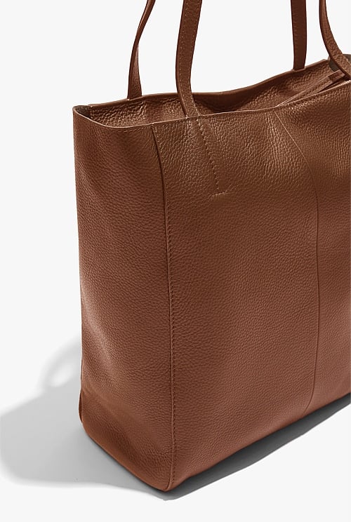 Country road leather tote bag sale