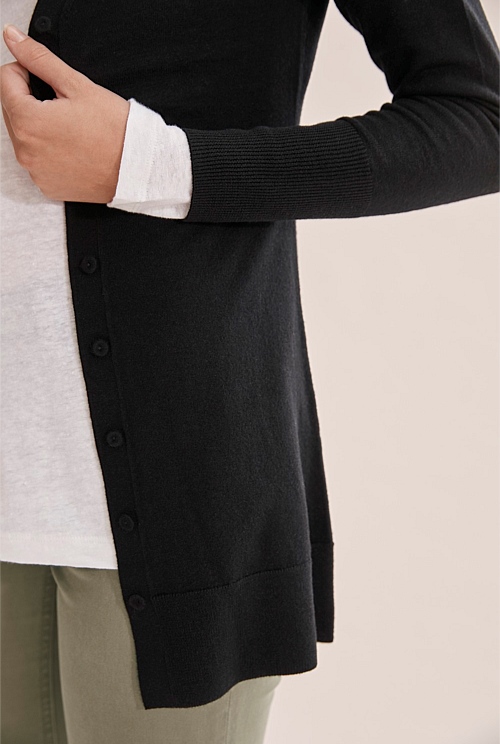 Country road black cardigan best sale