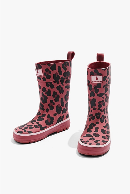 Rosewood Leopard Gumboot Accessories Country Road